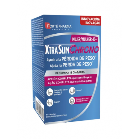 XTRA SLIM CHRONO PERDIDA DE PESO MUJER +45 60 CAPSULAS
