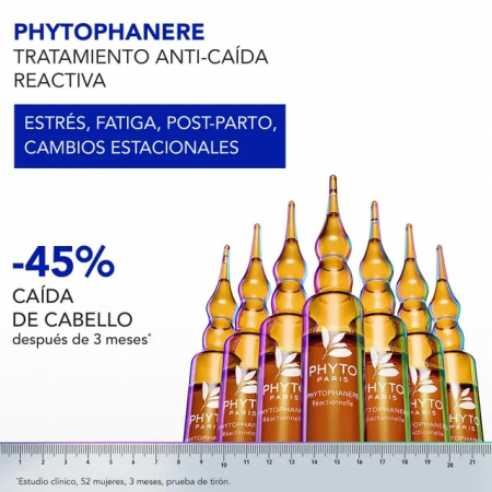 PHYTO PHYTOPHANERE AMPOLLAS ANTICAIDA REACCIONAL 12 AMPOLLAS X 5 ML