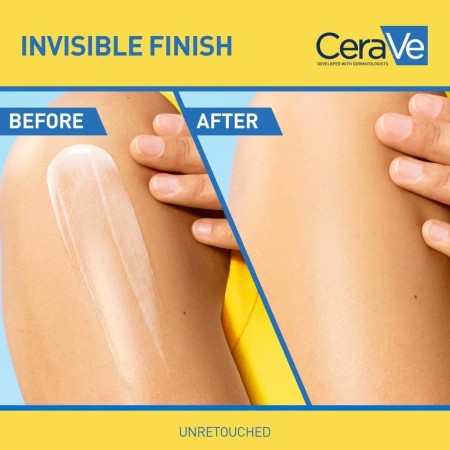 CERAVE LOCIÓN PROTECTORA INVISIBLE HIDRATANTE SPF30 LOCION CARA Y CUERPO 177ML