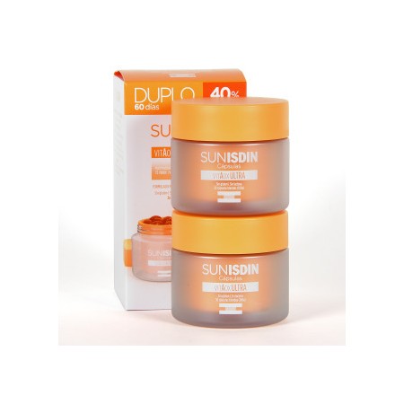ISDIN SUNISDIN DUPLO CAPSULAS VITAOX ULTRA PREPARADOR SOLAR 2 X 30 CAPSULAS