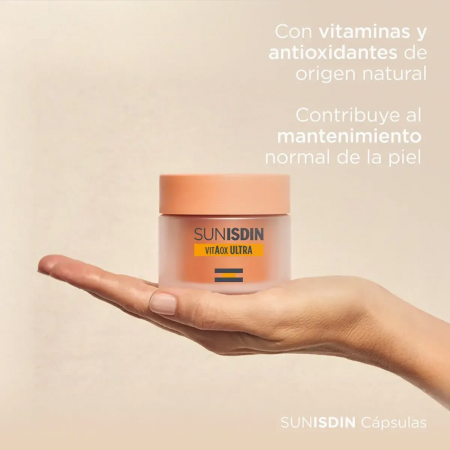 ISDIN SUNISDIN DUPLO CAPSULAS VITAOX ULTRA PREPARADOR SOLAR 2 X 30 CAPSULAS