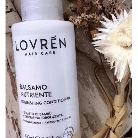 LOVREN HAIR CARE KIT TRAVEL BEAUTY: ACONDIC BALSAMO 100ML+ CHAMPU 100 ML + GEL DUCHA 100ML