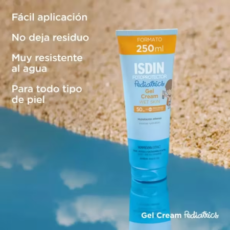 ISDIN FOTOPROTECTOR DUPLO FAMILIAR: GELCREMA FPS50 ADULTO 250 ML + PEDIATRIC FPS50 GELCREMA 250ML