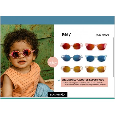 SUAVINEX GAFAS DE SOL INFANTIL POLARIZADAS DE 12 A 24 MESES DE FILTRO UV400 CATEGORIA 3