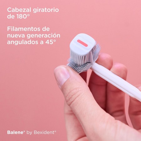 BEXIDENT CEPILLO DENTAL BALENE ADULTO SUAVE COLOR ROJO CORAL