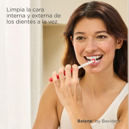 BEXIDENT CEPILLO DENTAL BALENE ADULTO SUAVE COLOR ROJO CORAL