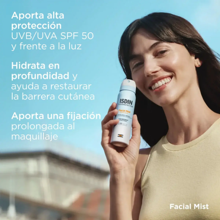 ISDIN FOTOPROTECTOR FACIAL MIST SPF50 BRUMA FACIAL 50ML