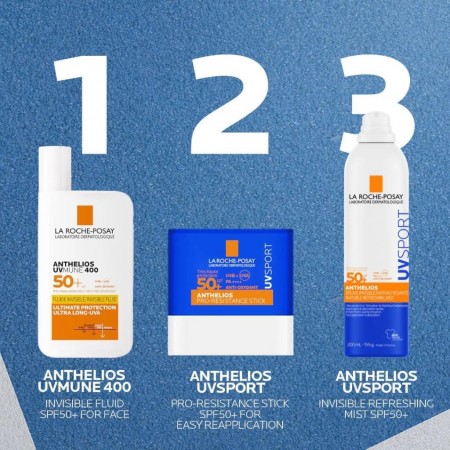 ANTHELIOS UVSPORT PRO-RESISTANCE STICK SPF50+ 10 ML