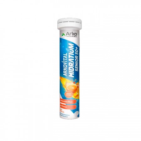 ARKOVITAL HIDRATIUM SENIOR +50 SABOR NARANJA 24 COMPRIMIDOS EFERVESCENTES