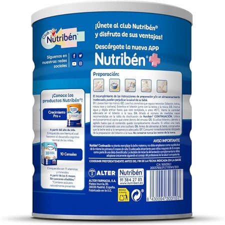 NUTRIBEN CONTINUACION PRO ALFA 2 800 G