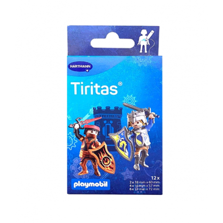 HARTMANN TIRITAS PLAYMOBIL APOSITO ADHESIVO BOYS 12 UNIDADES SURTIDAS