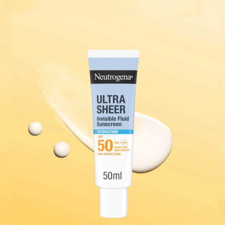 NEUTROGENA ULTRA SHEER FLUIDO INVISIBLE SPF50 HIDRATANTE 50 ML