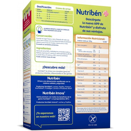 NUTRIBEN CREMA DE ARROZ 300 G