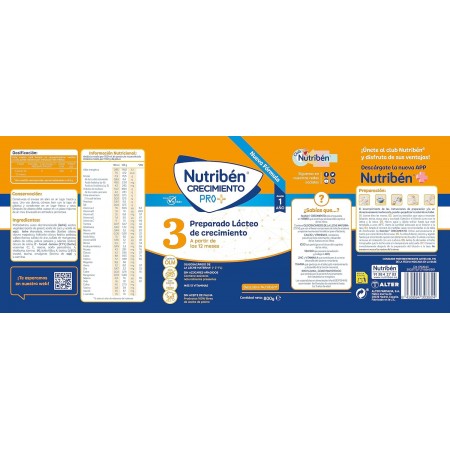 NUTRIBEN CRECIMIENTO PRO ALFA 3 800 G