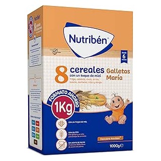 NUTRIBEN 8 CEREALES TOQUE MIEL Y GALLETAS MARIA 1KG