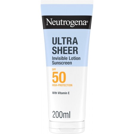 NEUTROGENA ULTRA SHEER PROTECCION SOLAR SPF50 LOCION INVISIBLE 200 ML