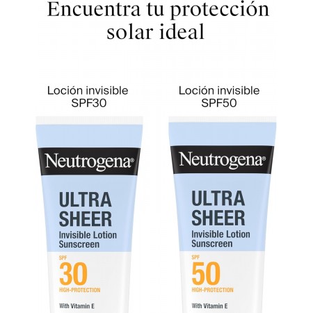 NEUTROGENA ULTRA SHEER PROTECCION SOLAR SPF30 LOCION INVISIBLE 200 ML