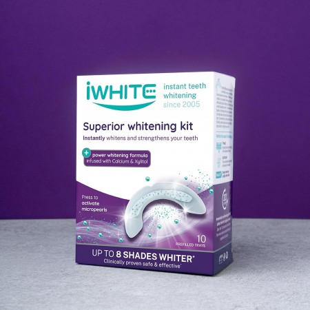 IWHITE KIT DE BLANQUEAMIENTO SUPREMO: 10 MOLDES + GRATIS PASTA DENTAL BLANQUEANTE NATURAL 75 ML