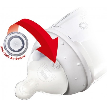 NUK TETINAS DE SILICONA ANTICOLICO FIRST CHOICE+ T-1 DE 0-6MESES FLUJO L. 2 TETINAS