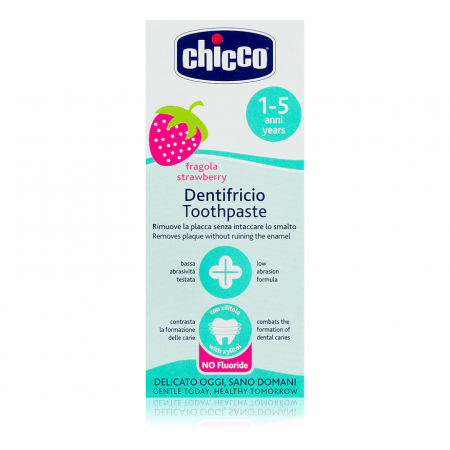 PASTA DENTAL INFANTIL CHICCO PACK AHORRO 50 + 50 ML SABOR FRESA