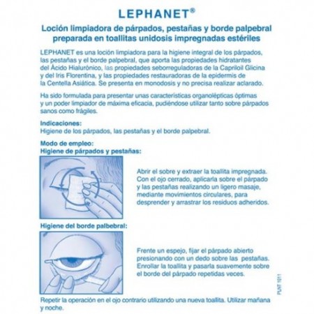 LEPHANET TOALLITAS ESTERILES 12 TOALLITAS