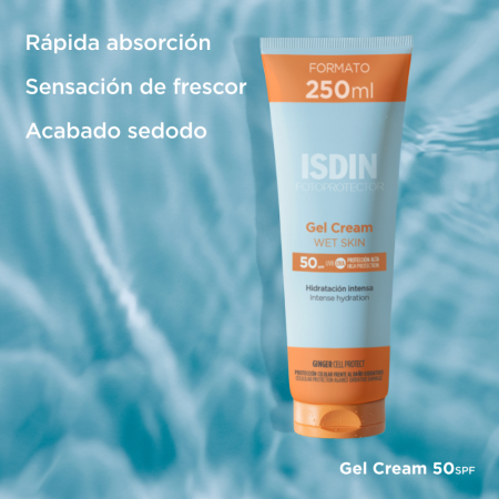 ISDIN FOTOPROTECTOR SPF50+ CORPORAL WET SKIN GEL CREMA 250 ML