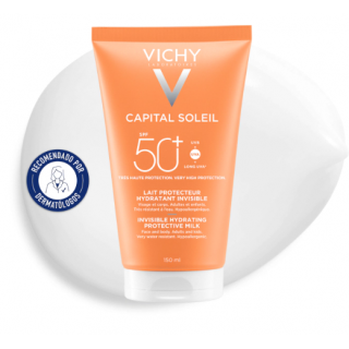 VICHY CAPITAL SOLEIL PROTECTOR FAMILIAR SPF50 LECHE HIDRATANTE INVISIBLE 150 ML