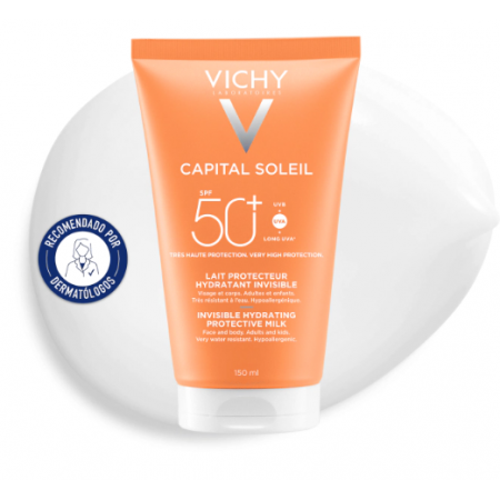 VICHY CAPITAL SOLEIL PROTECTOR FAMILIAR SPF50 LECHE HIDRATANTE INVISIBLE 150 ML