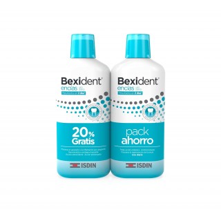 BEXIDENT ENCIAS DUPLO COLUTORIO DE USO DIARIO 20% GRATIS 2X500ML