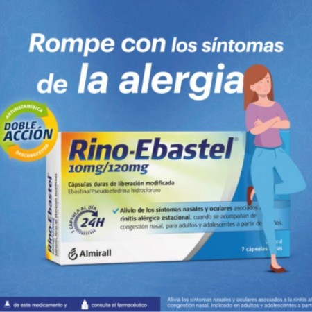 RINO EBASTEL 10/120 MG 7 CAPSULAS DE LIBERACION MODIFICADA