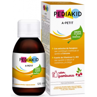 PEDIAKID APETITO TONO JARABE SABOR FRAMBUESA 125 ML