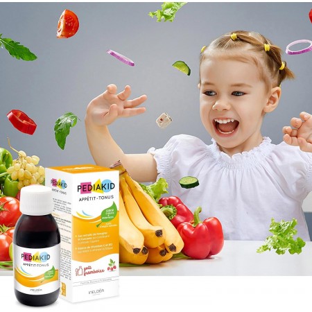 PEDIAKID APETITO TONO JARABE SABOR FRAMBUESA 125 ML