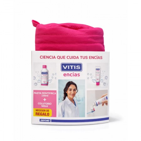 VITIS ENCIAS PACK COLUTORIO ENCIAS 500 ML + ENCIAS PASTA DENTIFRICA 100ML