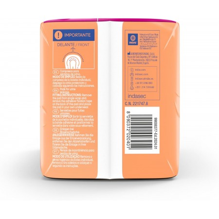 INDASEC DISCREET COMPRESAS DE PERDIDAS LEVES MAXI 15 COMPRESAS