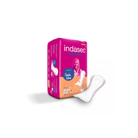INDASEC DISCREET COMPRESAS DE PERDIDAS LEVES MAXI 15 COMPRESAS