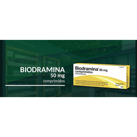 BIODRAMINA 50 MG 12 COMPRIMIDOS