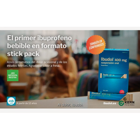 IBUDOL 400 MG 20 SOBRES SUSPENSION ORAL