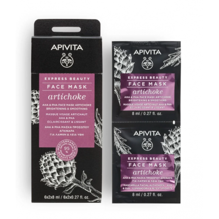 APIVITA MASCARILLA EXPRESS ALCACHOFA ILUMINADORA 2 X 8ML