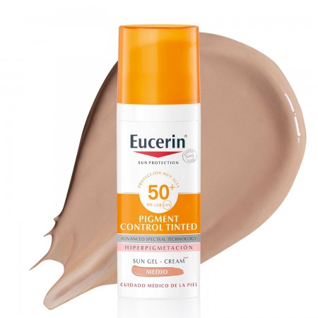 EUCERIN SUN PROTECTION PIGMENT CONTROL FPS50+ GEL-CREMA COLOR MEDIO 50 ML