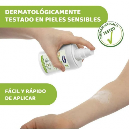 CHICCO SPRAY REPELENTE INSECTOS. MOSQUITOS Y GARRAPATAS 100 ML