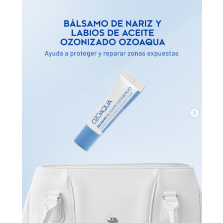 OZOAQUA BALSAMO LABIAL DE OZONO DE ACEITE OZONIZADO REPARADOR NARIZ Y LABIOS 15ML