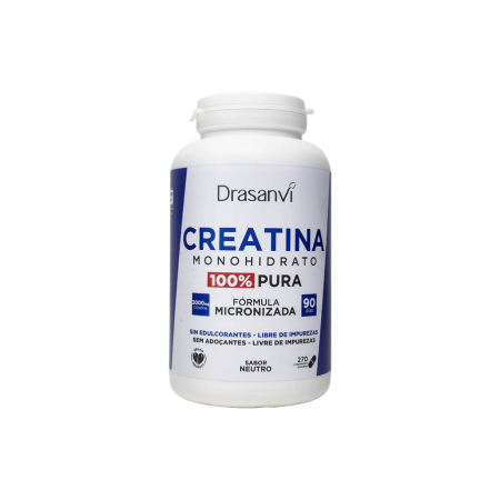 DRASANVI CREATINA MONOHYDRATO 80 MESH 90 COMPRIMIDOS SABOR NEUTRO