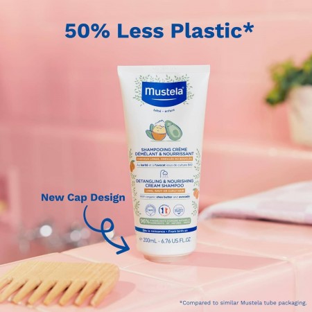 MUSTELA CHAMPU DESENREDANTE Y NUTRITIVO EN CREMA 200 ML