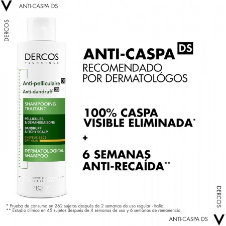 DERCOS CHAMPU ANTICASPA CABELLO SECO 390 ML