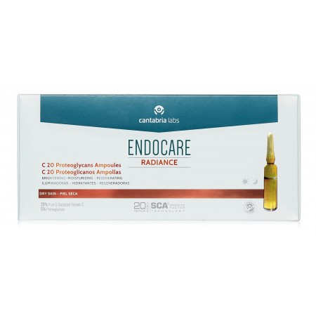 ENDOCARE RADIANCE C20 PROTEOGLICANOS PIEL SECA 30 AMPOLLAS 2 ML