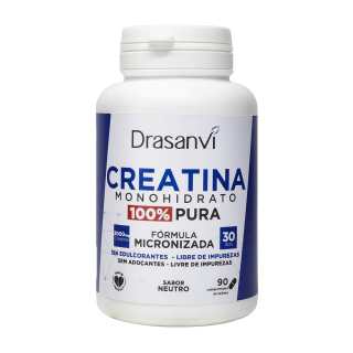 DRASANVI CREATINA MONOHYDRATO 80 MESH 90 COMPRIMIDOS SABOR NEUTRO