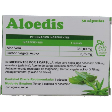 ALOEDIS ALOE VERA 500 MG 30 CAPSULAS