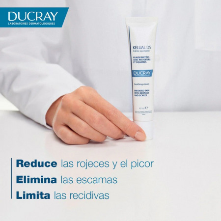 DUCRAY KELUAL DS CARA Y CEJAS CREMA CALMANTE 40 ML
