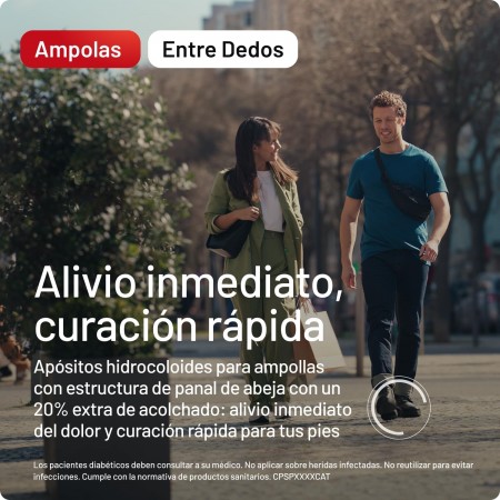 COMPEED AMPOLLAS HIDROCOLOIDE DEDOS DE LOS PIES 8 APOSITOS