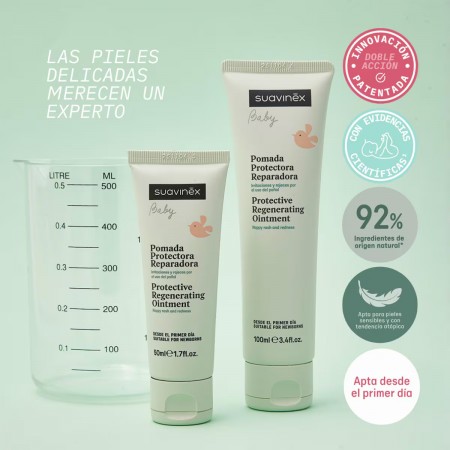 SUAVINEX BABY POMADA PROTECTORA REPARADORA CALMANTE CON PANTENOL 50 ML
